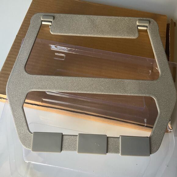 Amazon Basics Aluminum Portable Foldable Support Stand for Laptops to 15",Silver - Picture 4 of 4